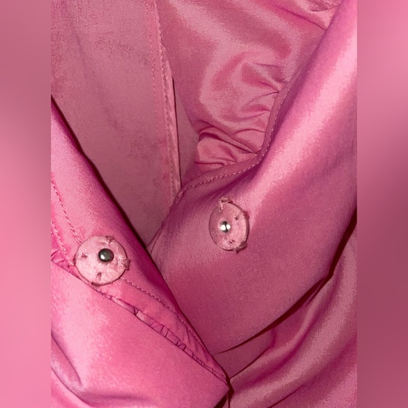 Samuel Dong Dress Coat Pink Button Ruffle Dress - Picture 7 of 16